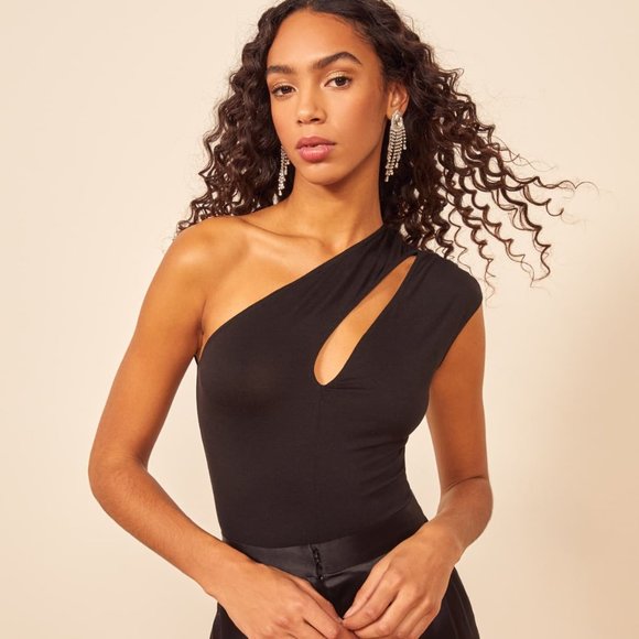 Reformation Venus Bodysuit, Black, M ~NEVER WORN~ - Picture 1 of 7